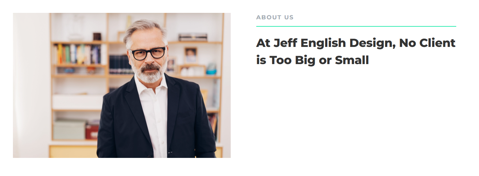 jeff's website screenshot